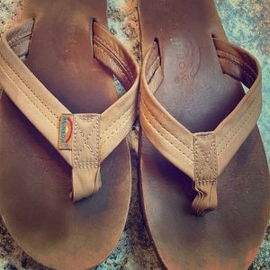 Size 10 rainbow flip flops